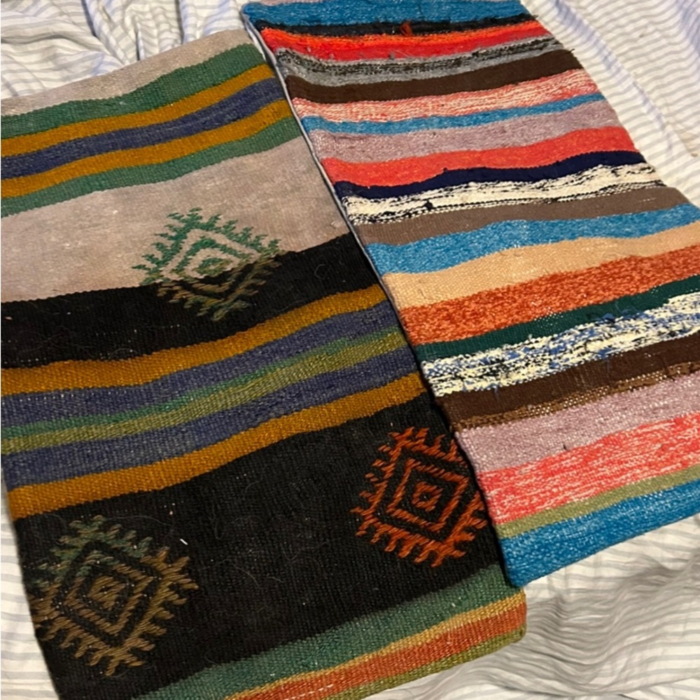 Kilim pillow covers handmade NWOT
